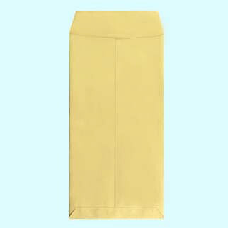 封筒 長3窓 A20 クラフト ゴールド 明るいクラフト 窓付 サイズ:45×90mm 紙厚70 枠なし 中貼 1000枚