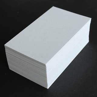 名刺 4号 白桜 100枚 / 箱 【 名入れ 印刷なし 紙の販売です 】 【4号 スタンダード 並口】