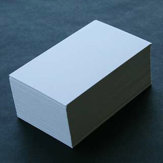 名刺 4号 雪(アート紙) 厚口 100枚 / 箱 【 名入れ 印刷なし 紙の販売です 】 【4号 特殊紙 光沢】