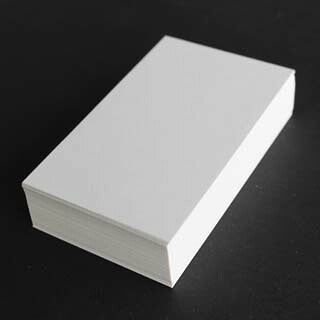 名刺 4号 プリンス 100枚 / 箱 【 名入れ 印刷なし 紙の販売です 】 【4号 スタンダード 薄口】