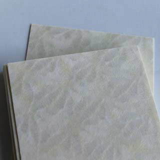 名刺 4号 みやび クリーム 100枚 / 箱 【 名入れ 印刷なし 紙の販売です 】 【 4号 高級和紙 】