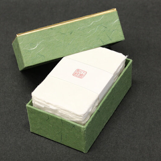名刺 土佐和紙 耳付名刺 100枚 / 箱 【 名入れ 印刷なし 紙の販売です 】 【 4号 高級和紙 】