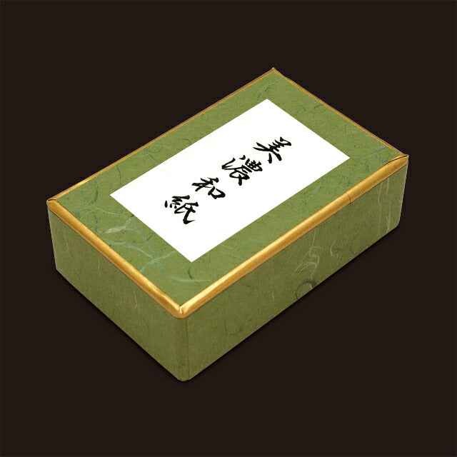 名刺 美濃和紙 耳付名刺 100枚 / 箱 【 名入れ 印刷なし 紙の販売です 】 【 4号 高級和紙 】