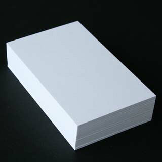 名刺 4号 ホワイトプリンスCoC 100枚 / 箱 【 名入れ 印刷なし 紙の販売です 】 【 4号 エシカル製品 】