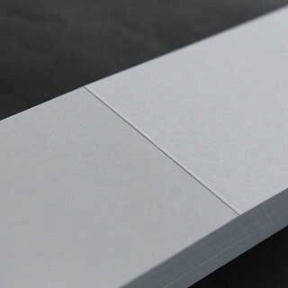 名刺 4号 長二折 クイーン 100枚 / 箱 【 名入れ 印刷なし 紙の販売です 】 【 4号 二つ折り 】