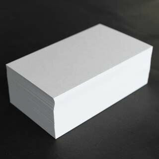 名刺 5号 白桜 100枚 / 箱 【 名入れ 印刷なし 紙の販売です 】 【5号 大型 サイズ 】