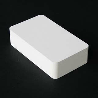 名刺 3号 カド丸 プリンス 100枚 / 箱 【 名入れ 印刷なし 紙の販売です 】 【 3号 カド丸 】