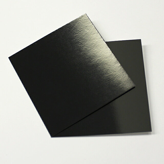 名刺 mini(49x49) ミラーブラック 100枚 / 箱 【 名入れ 印刷なし 紙の販売です 】 【 mini ミニ 小型 サイズ 】