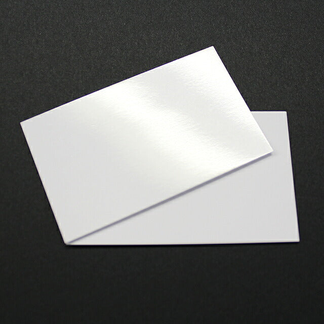 名刺 mini(40x66) ニューミラーホワイト 100枚 / 箱 【 名入れ 印刷なし 紙の販売です 】 【 mini ミニ 小型 サイズ 】