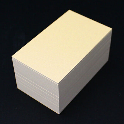 名刺 mini(40x66) ハイパール ホワイト 100枚 / 箱 【 名入れ 印刷なし 紙の販売です 】 【 mini ミニ 小型 サイズ 】