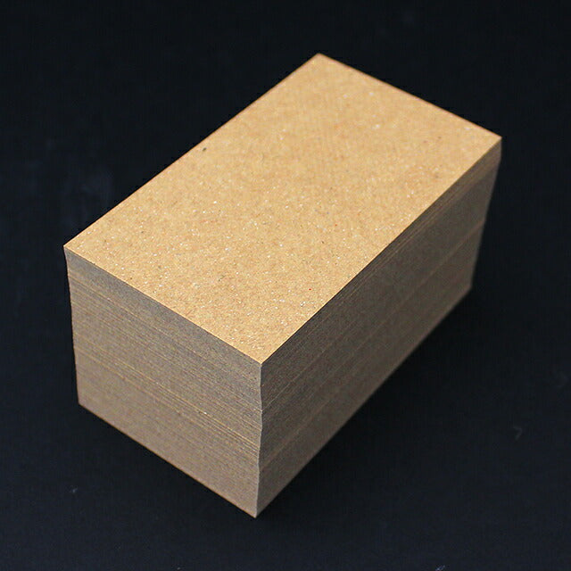 名刺 mini(40x66) クラフト アース 100枚 / 箱 【 名入れ 印刷なし 紙の販売です 】 【 mini ミニ 小型 サイズ 】