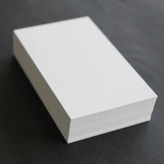 名刺 10面付 220枚 マイルド 【 名入れ 印刷なし 紙の販売です 】 【10面付け（ A4 サイズ ） スタンダード 220枚 】 こちらの商品は切り取りミシン加工がありません。