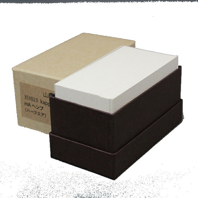 名刺 4号 kappan HAヘンプ 【名入れ印刷なし 紙の販売です】 100 枚/箱 【4号 活版印刷用】