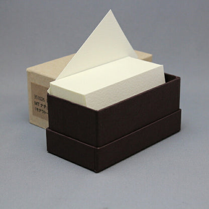 名刺 4号 kappan MTナチュラル 【名入れ印刷なし 紙の販売です】 100 枚/箱 【4号 活版印刷用】