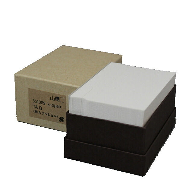名刺 4号 kappan TA白 【名入れ印刷なし 紙の販売です】 100 枚/箱 【4号 活版印刷用】
