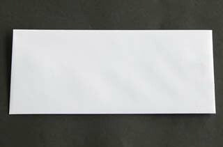 封筒 洋5 白色封筒 ダイヤ貼 120g １００枚 郵便番号の枠【なし】