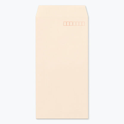 封筒 パステルカラー封筒 長3 透けない パステル ピンク 80g ヨコ貼 枠入 500枚 nr0382
