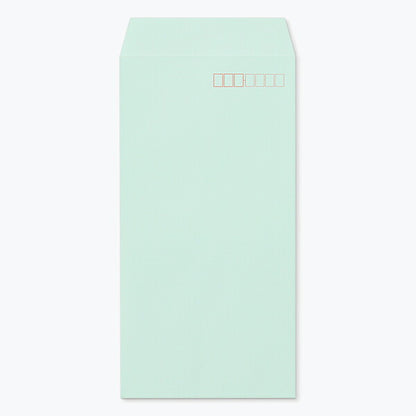 封筒 パステルカラー封筒 長3 パステル グリーン 80g センター貼 枠入 1000枚 np0313