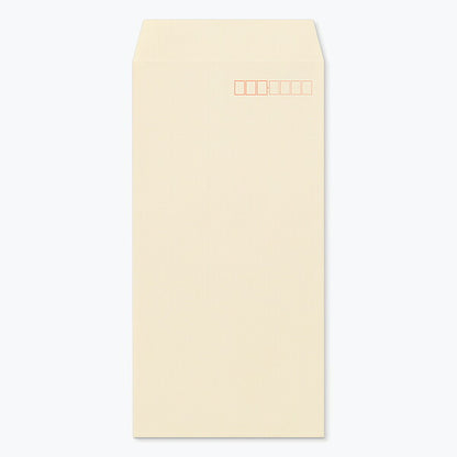 封筒 パステルカラー封筒 長3 パステル ベージュ 80g ヨコ貼 枠入 400枚 nr0314