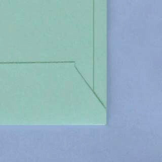 封筒 長3 ECグリーン 紙厚100 枠なし スミ貼 1000枚
