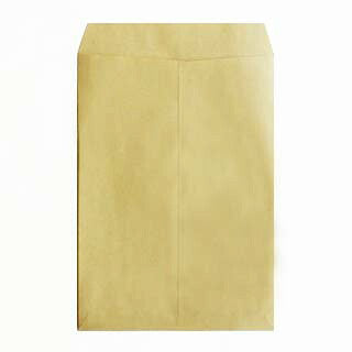 封筒 角2 クラフト ゴールド 明るい 85g 枠あり 500枚 A4 郵便番号枠あり センター貼り クラフト封筒 定型外郵便 A4大きめサイズ