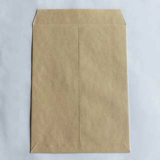封筒 角4 クラフト 紙厚85 枠なし 中貼 500枚 クラフト封筒 封筒 クラフト紙 茶封筒 くらふとふうとう