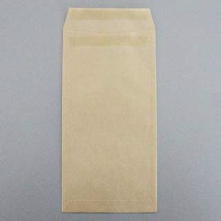 封筒 長3 口糊付き封筒 クラフト（ピタット(アドヘア)） 70g 【 スミ貼 】１，０００枚