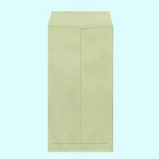 封筒 長3窓 B684 カラー グレイ 窓付 サイズ：55×90mm 紙厚85 枠なし 中貼 1000枚