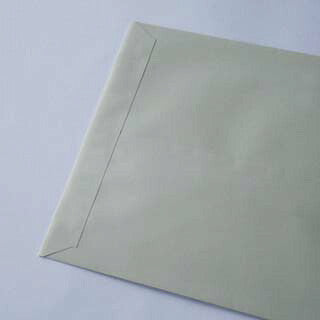 封筒 長3窓 ECグレイ グラシン紙 窓サイズ：45×90mm 紙厚80 枠なし 中貼 1000枚