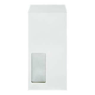 窓付 封筒 長3 白封筒 窓 45×90mm 透けないコーティング ケント 80g センター貼 枠なし 200枚 mb1192 | 窓付き封筒 窓付封筒 長形3号 A4 a4 3つ折り 長3封筒 長形3号封筒 窓付き