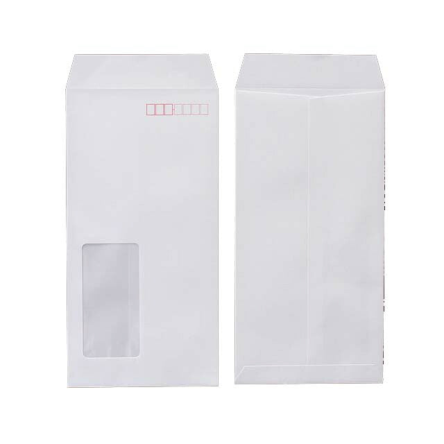 封筒 長3 窓 白色 ケント 1000枚 紙厚100g（厚手） 郵便番号の枠あり 白封筒 窓付き封筒 A4三つ折り 紙が厚いタイプです | 窓付封筒 長形3号 A4 a4 3つ折り 長3封筒 長形3号封筒 窓付き