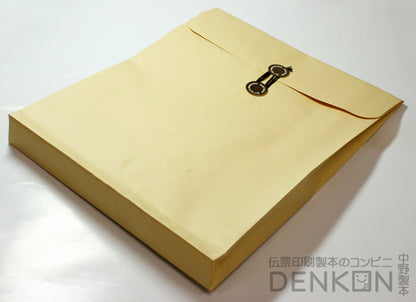 角2 封筒 クラフト 保存袋 ( マチ つき ) ゴールド 120g 400枚 b0216