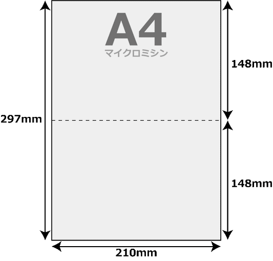 A4 ミシン目入り 帳票用紙 500枚 2分割 マイクロミシン ヨコ1本 A4サイズ レーザープリンター インクジェットプリンター プリンター用紙 マルチプリンタ用 上質コピー用紙 ミシン目入り用紙 プリンター帳票用紙 2面 カット紙 白色