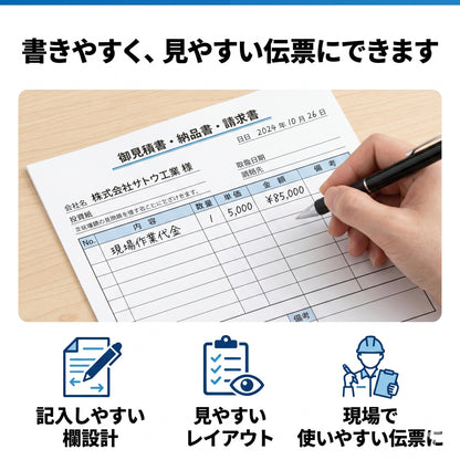 伝票印刷 【 4枚複写伝票 】 B5サイズ 20冊 そっくり そのまま オリジナル 名入れ 複写伝票 オリジナル伝票 名入れ伝票 データ入稿 可能 そのまま伝票印刷