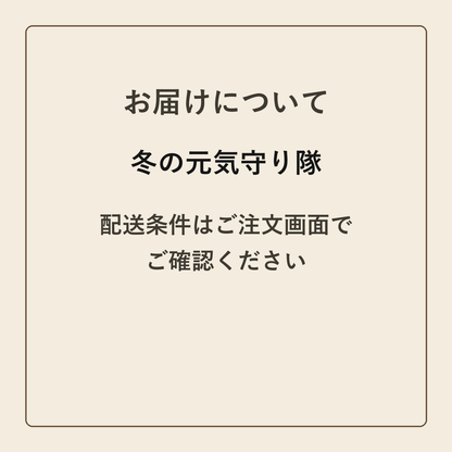 冬の元気守り隊 クラフトメモ帳 配送条件の確認