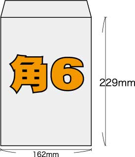 封筒 角6 カラー封筒 エクセレントカラー 100g 500枚 ※郵便番号の枠なし