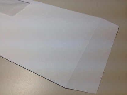 封筒 長3 窓 白色 ケント 1000枚 80g 白封筒 窓付き封筒 | 窓付封筒 長形3号 A4 a4 3つ折り 長3封筒 長形3号封筒 窓付き