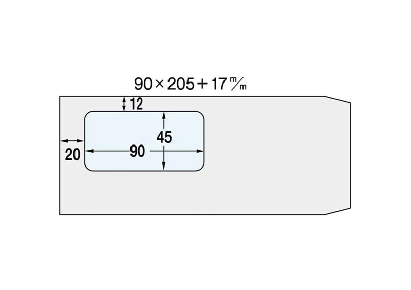 封筒 長4 窓 クラフト 1000枚 70g 茶封筒 窓付き封筒 クラフト封筒 長形4号 セロ窓 B5判横三つ折り
