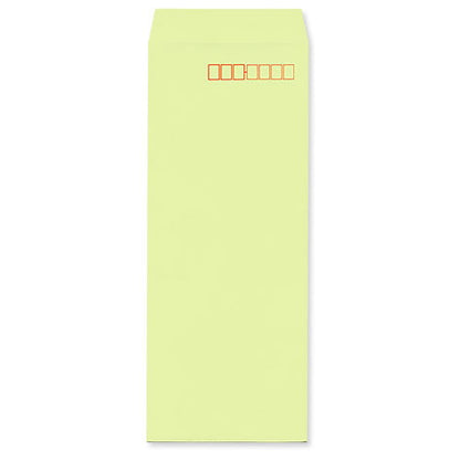 封筒 クラフトカラー封筒 長40 再生ウグイス 70g ヨコ貼 枠入 200枚 nu0813