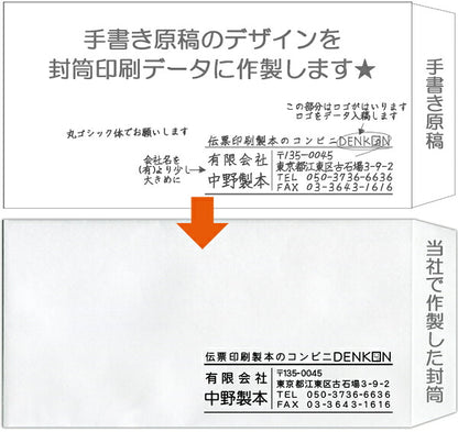 封筒 印刷 そのまま封筒 1000枚 【 長3 ・ 長4 ・ 長30 ・ 長40 ・ 角6 ・ 角7 ・ 角8 ・ 洋長3 ・ 洋4 ・ 洋5 ・ 洋6 ・ 洋7 ・ 洋50 ・ 洋長6 ・ 洋4タテ ・ 洋5タテ ・ A4三折 】 名入れ オリジナル印刷 デザイン無料 オンデマンド・オフセット印刷